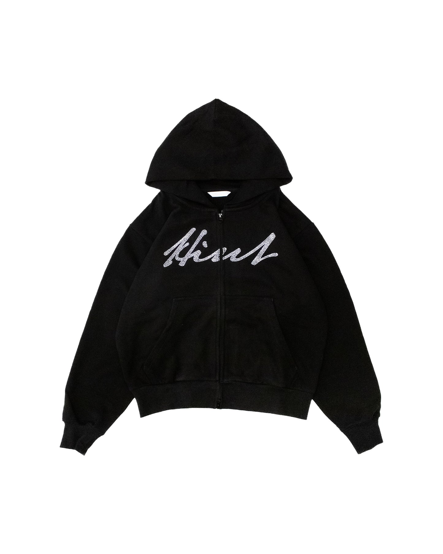 ZIP-UP BLING - BLACK