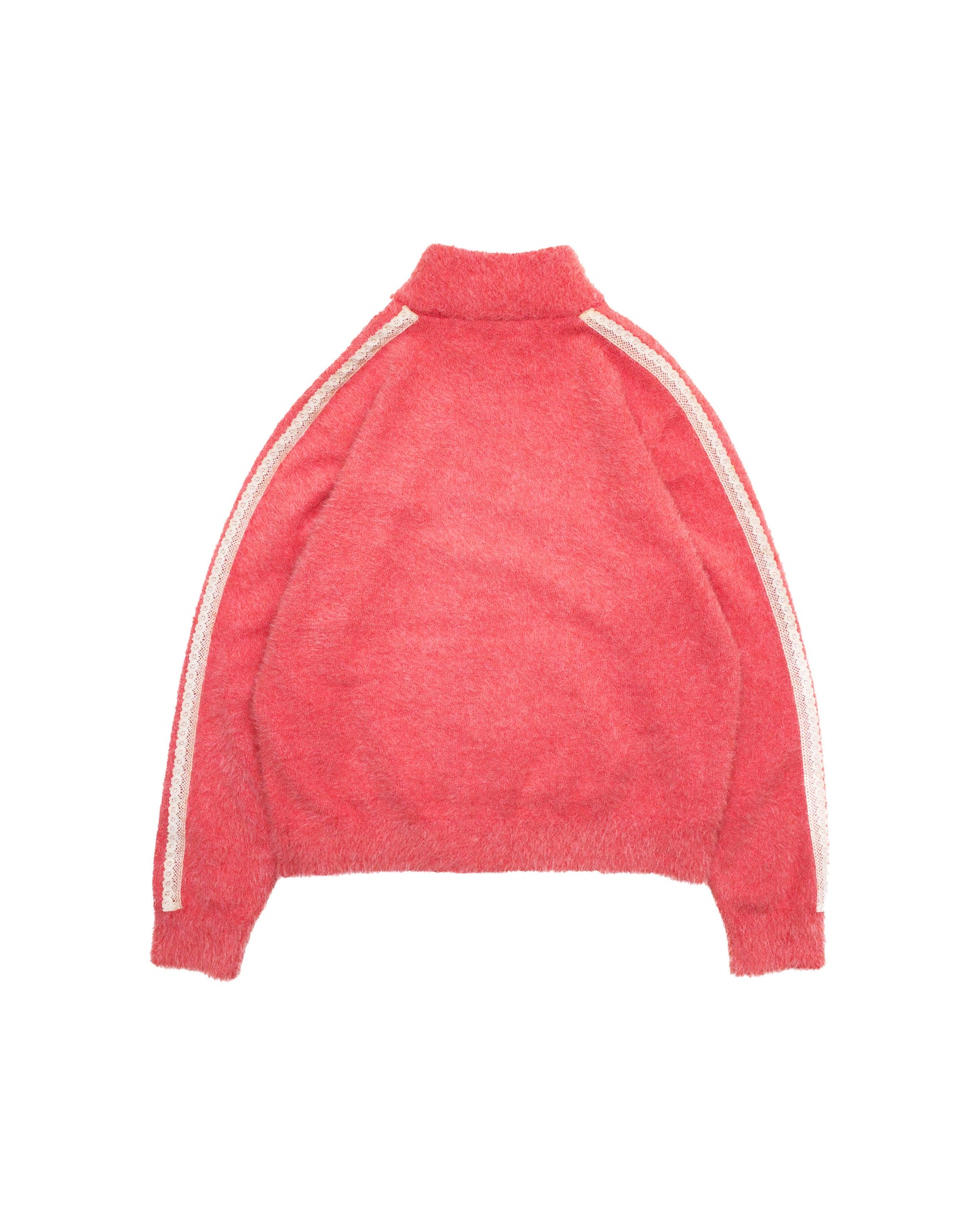 LACED SHAGGY TRACK TOP - INFRARED