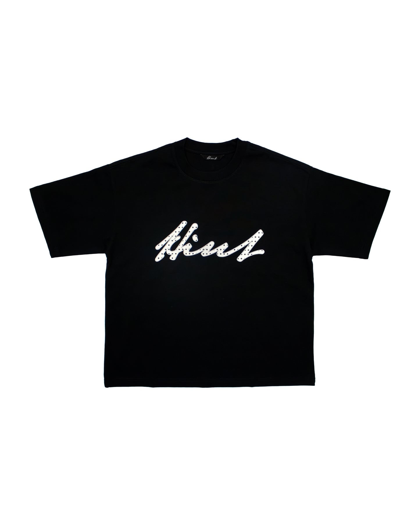 OG LOGO TEE POLKA DOT - BLACK