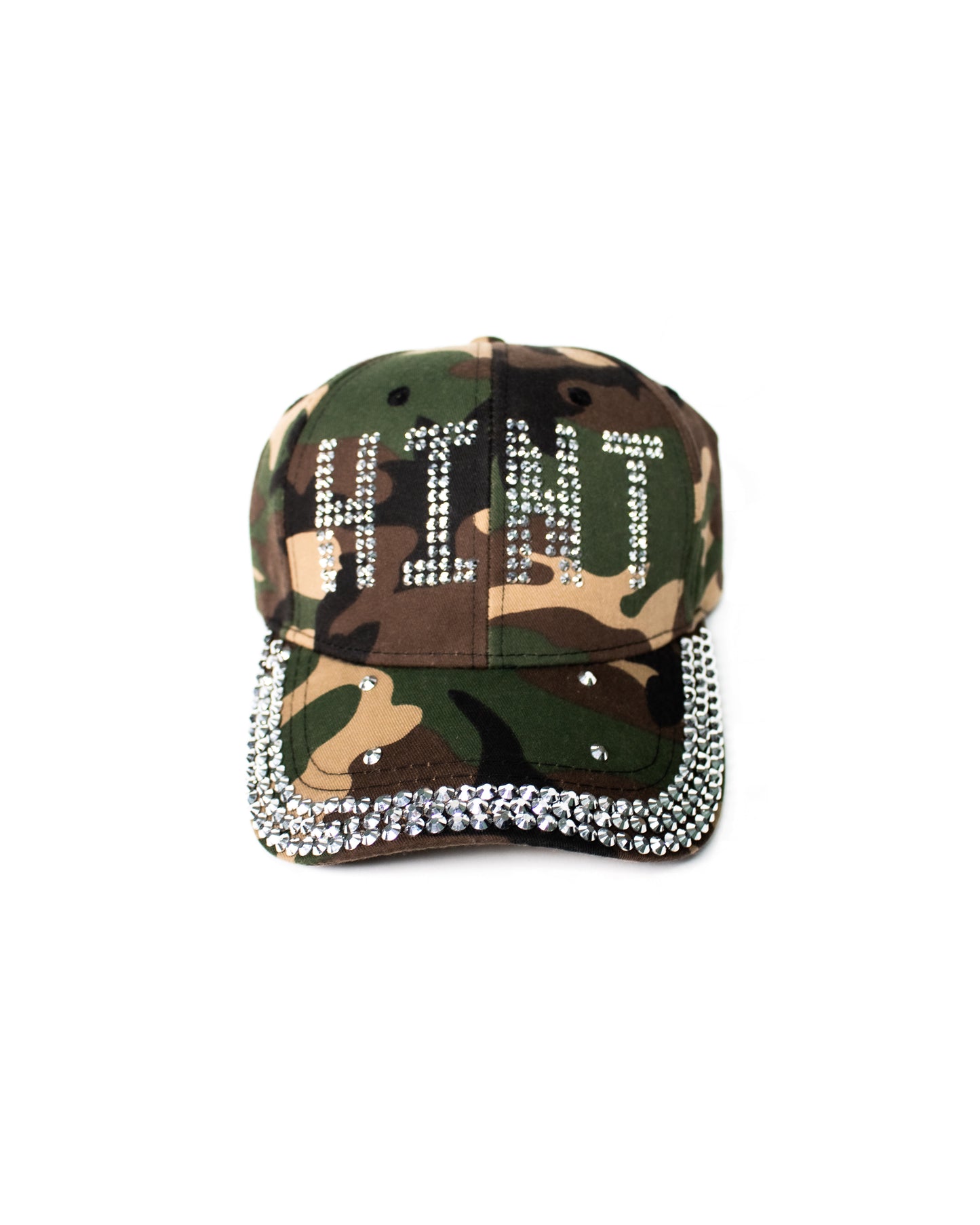 STUDDED CAMO HAT