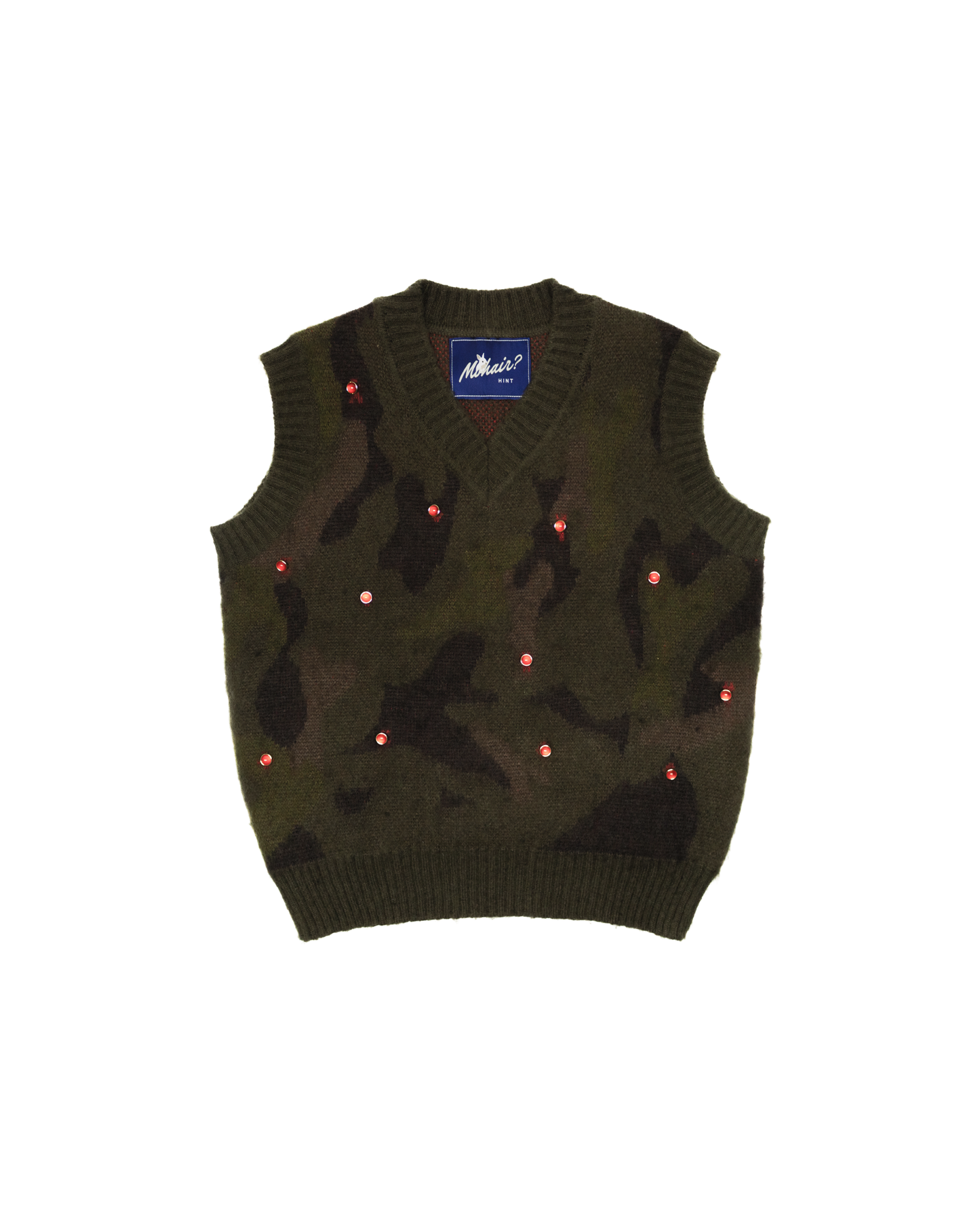 "MOHAIR?" MOSSY STUDDED VEST