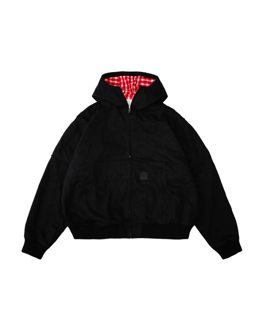SPORT DENIM HOODED JACKET