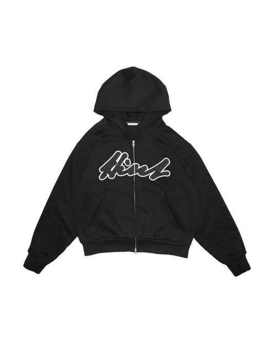 FAT LOGO HOODIE - BLACK